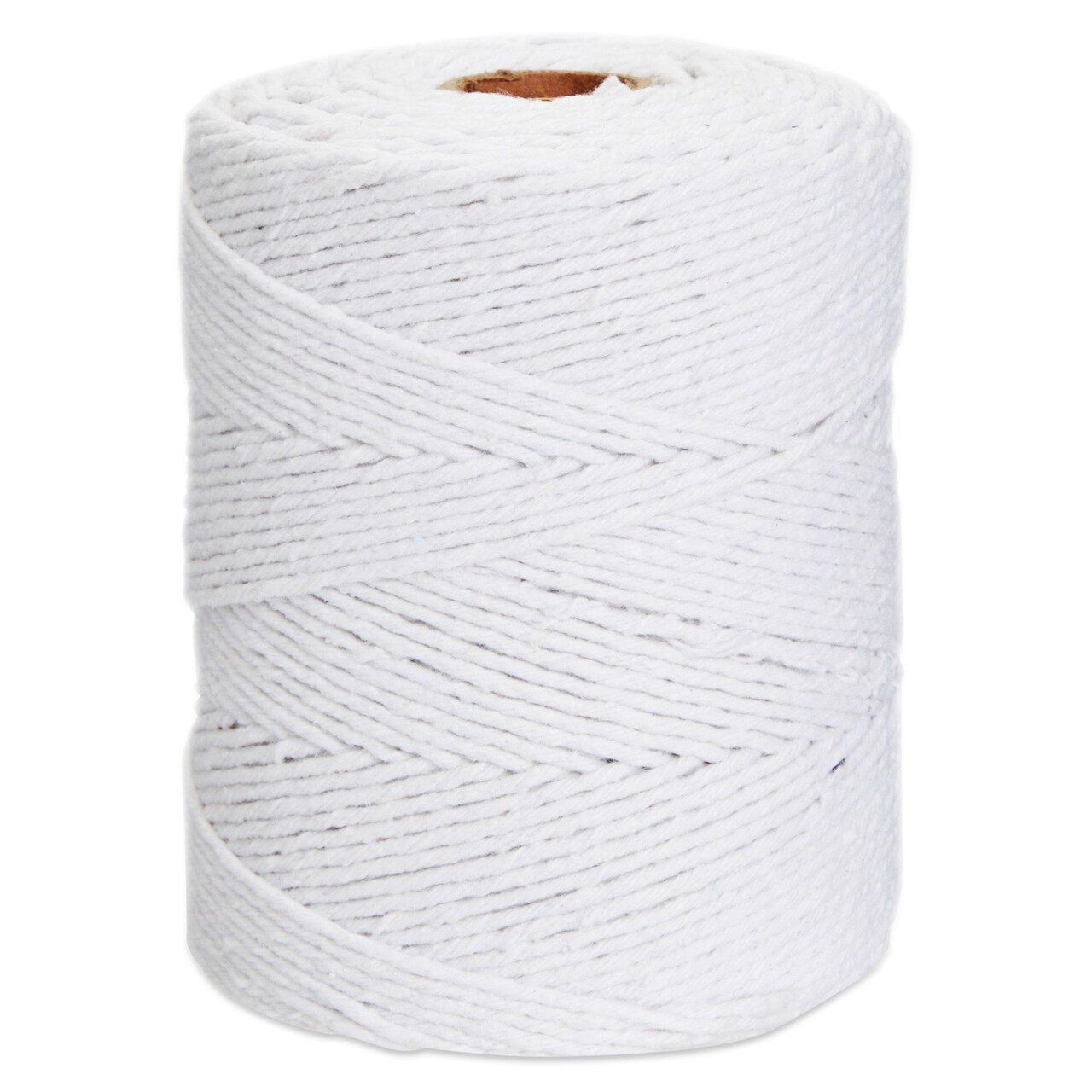 200 Yards of 2mm Macrame Cord for Crafts, White Cotton String for Gift Wrapping, Bakers Twin for Wall Hanging, Plant Hangers, DIY Projects, Gardening, Homemade Art